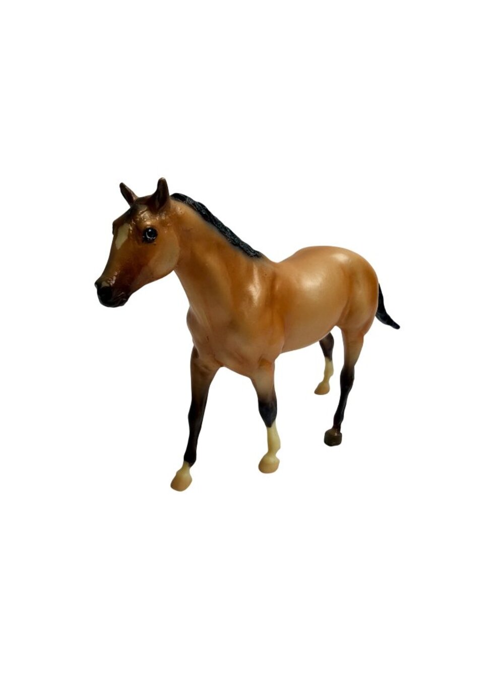 Retired Breyer Reeves Quarter Horse Buckskin Chestnut Figure Paddock Pal